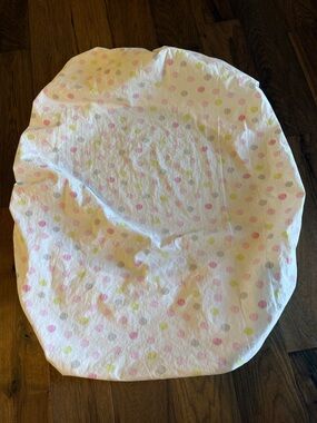 Circo Polka Dot Fitted Crib Sheet - Pink Yellow Gray White